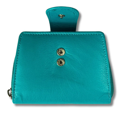 Soft real Nappa Leather RFID Ladies Purse