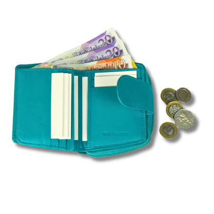 Soft real Nappa Leather RFID Ladies Purse