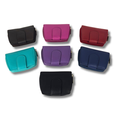 Soft real Nappa Leather RFID Ladies Purse