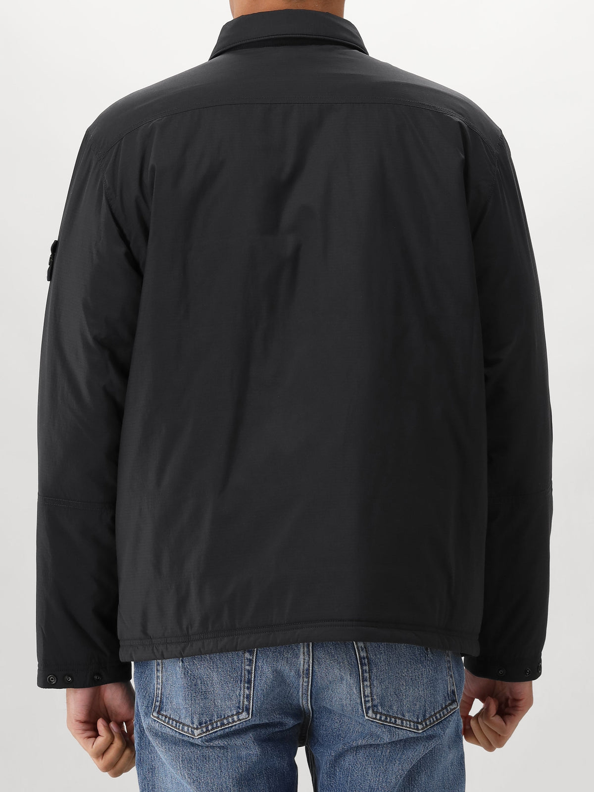 Stone Island Overshirt Zwart Codura Primaloft