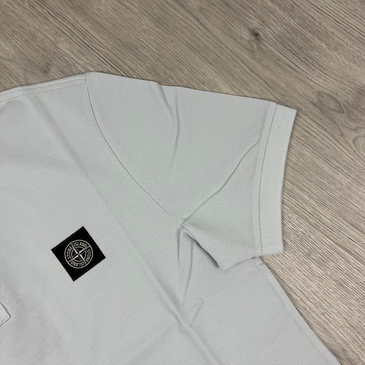 Stone Island Patch Polo Shirt - Sky Blue
