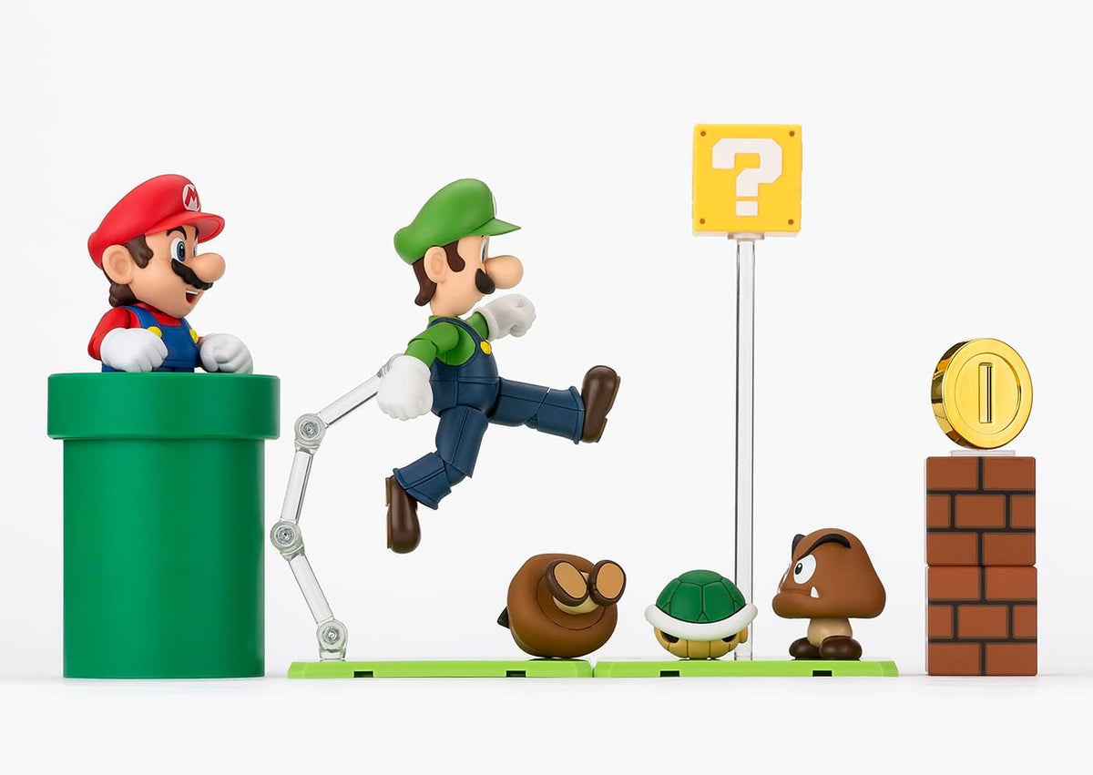 Super Mario 5 Inch Scale Playset S.H. Figuarts - Super Mario Playset