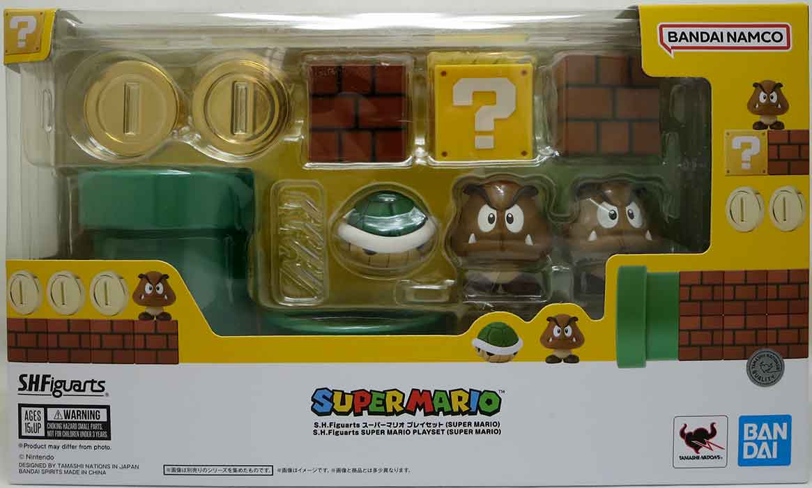 Super Mario 5 Inch Scale Playset S.H. Figuarts - Super Mario Playset