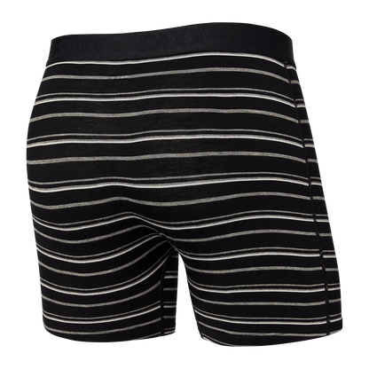 Men's SAXX Vibe Boxer Brief Pattern: Black Coast Stripe