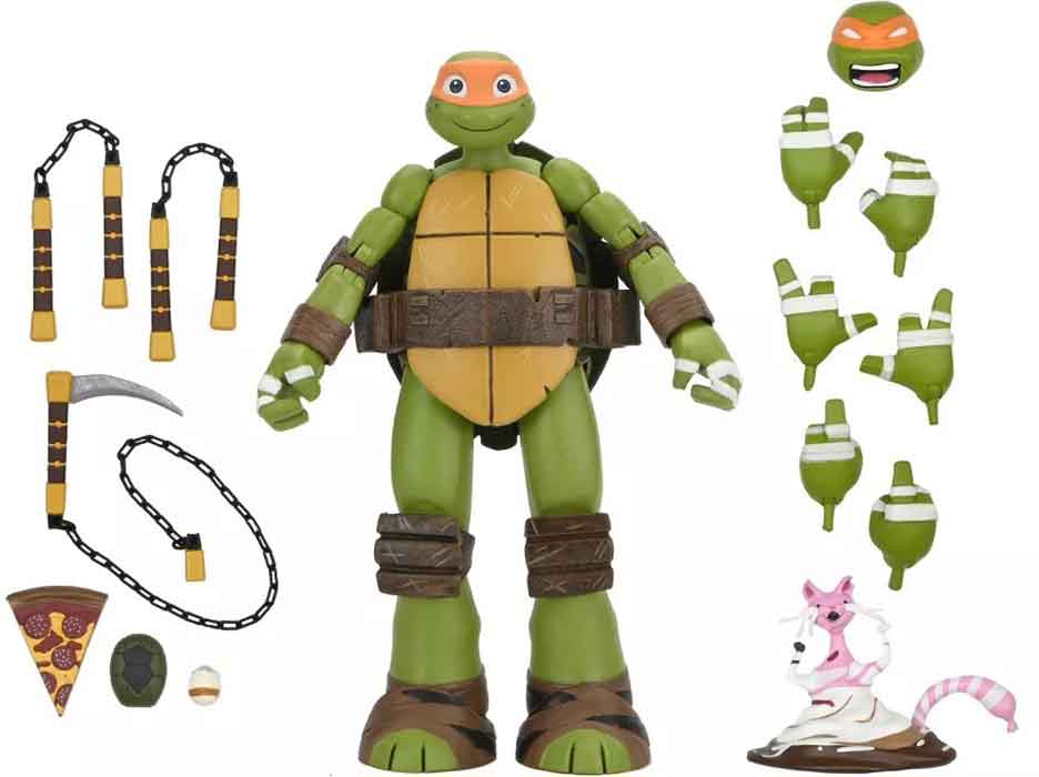 Teenage Mutant Ninja Turtles 2012 Cartoon 6 Inch Action Figure Ultimate - Michelangelo