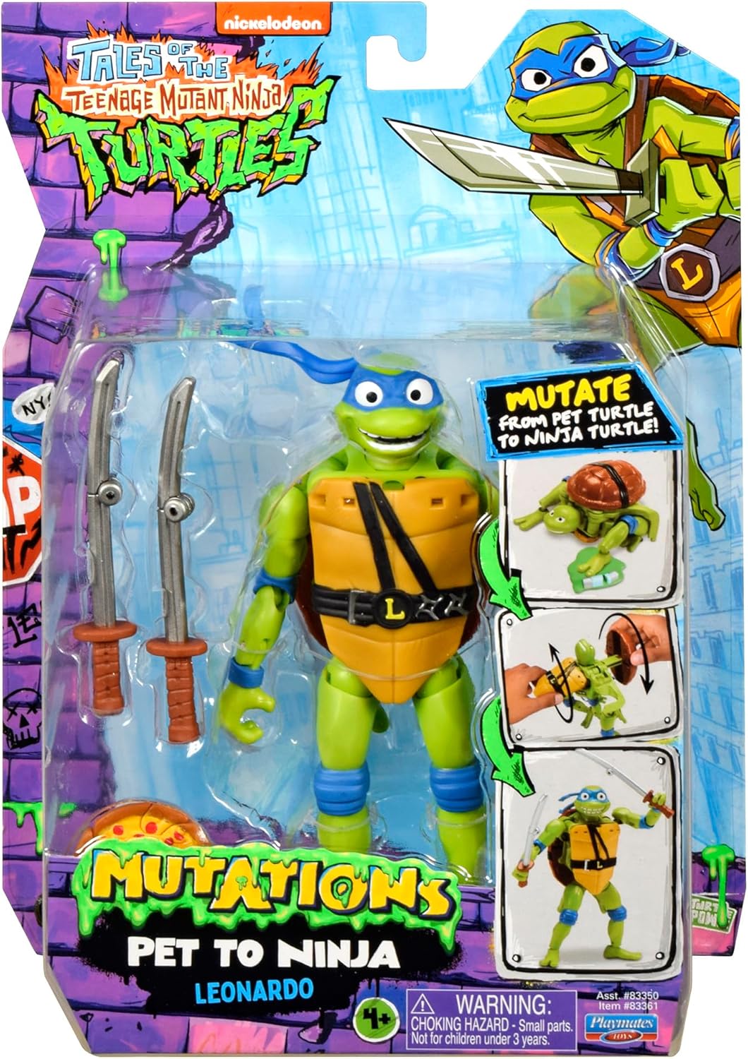 Teenage Mutant Ninja Turtles Mutations 6 Inch Action Figure - Leonardo