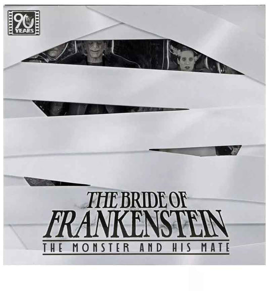 Universal Monsters The Bride of Frankenstein 90th Anniversary 7 Inch Action Figure Ultimate 2-Pack - The Monster and His Mate