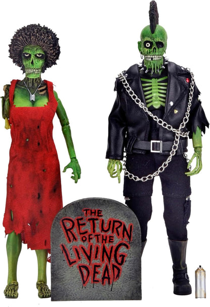 The Return of The Living Dead 8 Inch Action Figure Clothed Series 2-Pack - Zombie Trash & Suicide