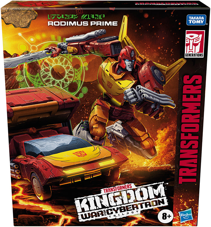 Transformers War For Cybertron Kingdom 8 Inch Action Figure Commander Class - Rodimus Prime