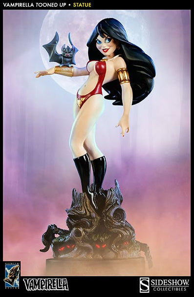 Vampirella 10 Inch Statue Figure - Vampirella Tooned Up Sideshow