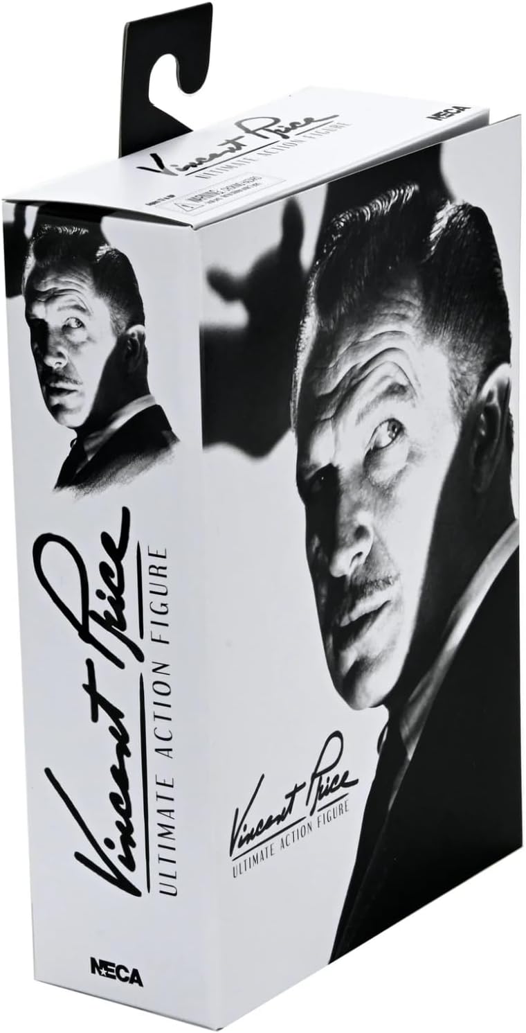 Vincent Price 7 Inch Action Figure Ultimate - Vincent Price (Black & White)