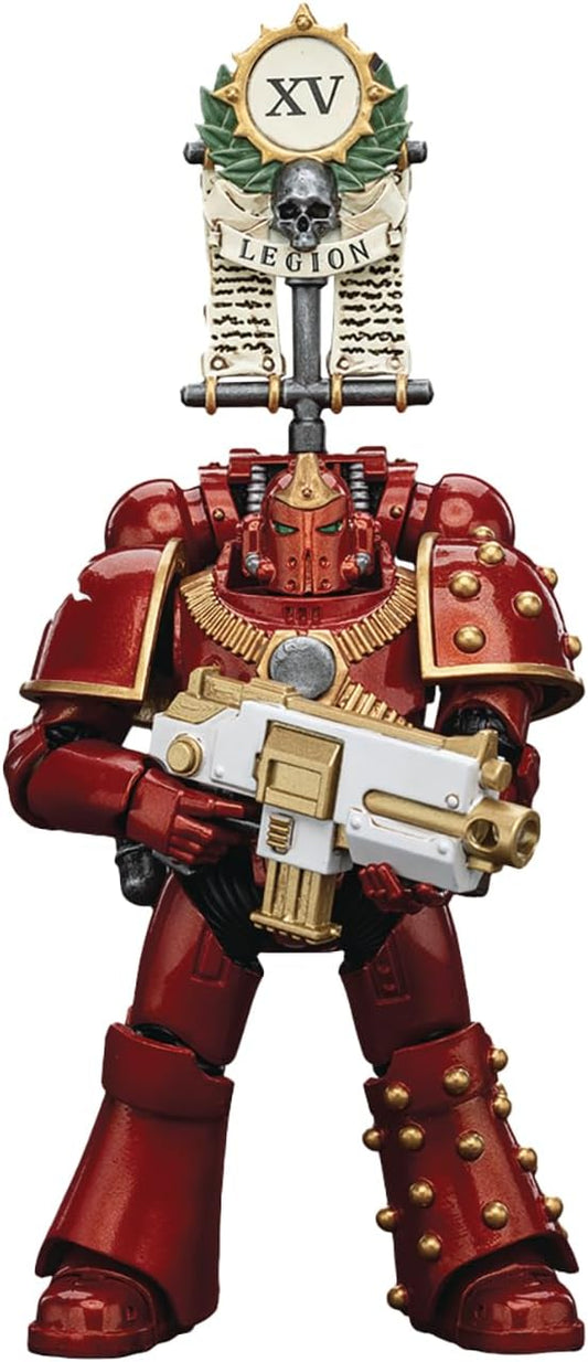 Warhammer 40000  5 Inch Action Figure 1/18 Scale  - The Horus Heresy Thousand Suns Legion MK IV Tactical Squad Legionary with Vexilla