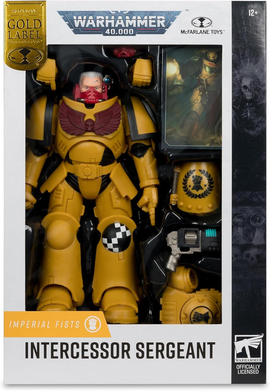 Warhammer 40000 7 Inch Action Figure Wave 11 Exclusive - Intercessor Sergeant Gold Label